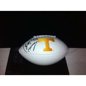   Autographed Tennessee Vols Commemorative Football 