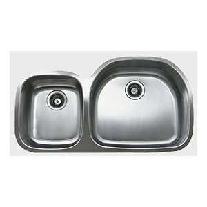  Ukinox Stainless Steel Undermount Double Bowl Kitchen Sink 
