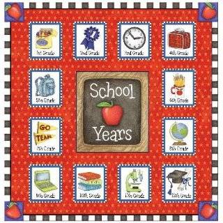 School Years Memory Scrap Book Album Red Star 24 Pockets