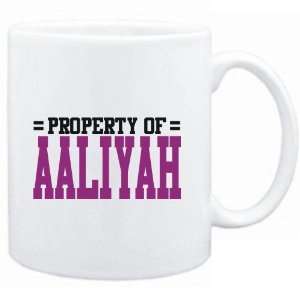 Mug White  Property of Aaliyah  Female Names  Sports 