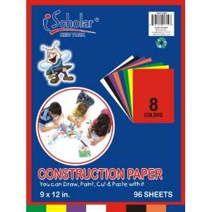   Inches, Assorted Colors, 96 Sheets per Pack (30096)