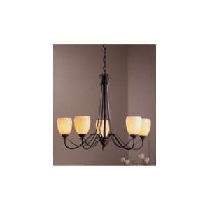 Hubbardton Forge 10 3062 07 G83 Trellis 5 Light Single Tier Chandelier 