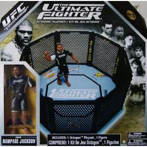  UFC ULTIMATE FIGHTER OCTAON TOY RING PLAYSET WITH RAMPAGE 