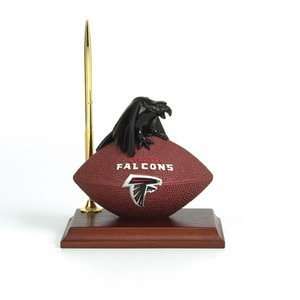  Atlanta Falcons Mascot Desk Pen & Clock Set Sports 