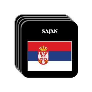  Serbia   SAJAN Set of 4 Mini Mousepad Coasters 