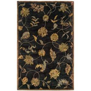  LR Resources Majestic LR9363 Black 9 x 12 9 Area Rug 