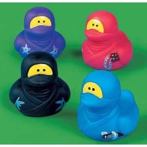  Ninja Rubber Duckies Set of 4 Toys & Games