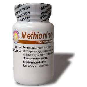  Methionine, 500mg, 50 capsules