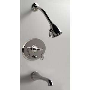   Classic Single Handle Tub and Shower Valve Trim Only with Roped Metal