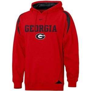 Georgia Bulldogs NCAA Youth Pass Rush Hoody Sweatshirt by Nike (Medium 