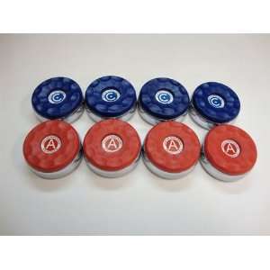  8 American Shuffleboard Pucks   2 5/16