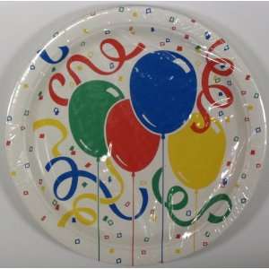  Printed Paper Plates  Healys Balloons Dinner Paper 