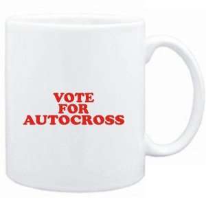  Mug White  VOTE FOR Autocross  Sports