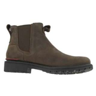  Clarks Mens Agassi Leather Slipon Boots (14M Dark Brown 