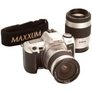   35mm SLR Camera Kit w/ 28 80mm & 70 210mm Lenses, Silver Camera