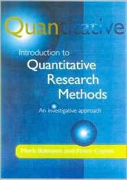 Introduction to Quantitative Research Methods An Investigative 
