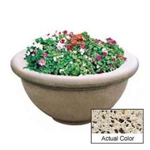   Round Planter   Weatherstone Glass C30 36x18 Patio, Lawn & Garden