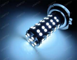 Xenon White 68 SMD SMT H7 LED Driving Fog Lights Bulbs  