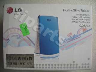 New LG GD580 Lollipop 3.2MP Music 3G Phone Unlocked Pink/U  