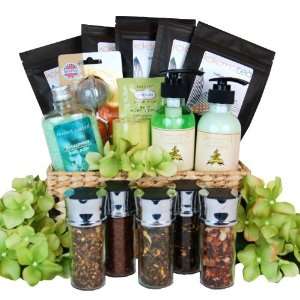 Mothers Day Serenity, Spa Tea Gift Basket  Grocery 