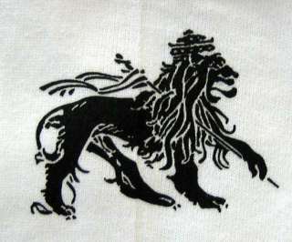 RASTA Lion of Judah FLAG Roots REGGAE Jah Rastafari Irie T shirt M 