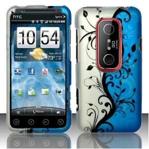  HTC Evo 3D (Sprint) Rubberized Design Case Cover Protector 