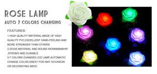 20* Color change LED Rose lamp Party Wedding Xmas decor Christmas Gift 