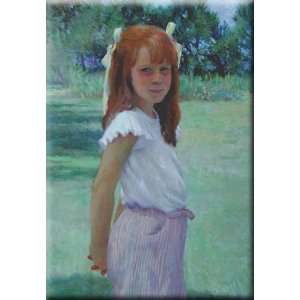   Girl 11x16 Streched Canvas Art by Banks, Allan R.