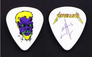 Metallica James Hetfield Zombie Guitar Pick   2011 Tour  