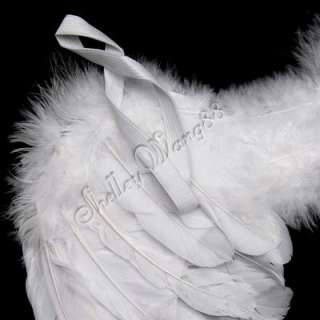 Baby Angel Costume White Feather Wings Fairy Props S  