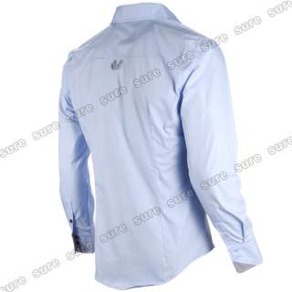 Designer Slim fit Pocket Tailored Casual Point Neck Collar Basic Shirt 
