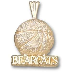  University of Cincinnati Bearcats BBall Pendant (14kt 