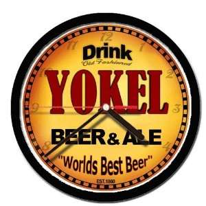  YOKEL beer and ale cerveza wall clock 