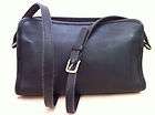near vintage usa coach sutton zip classic black handbag purse model 