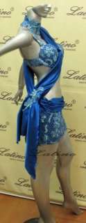 LATIN SALSA (BALLROOM) COMPETITION DRESS SIZE M(LT144B)  