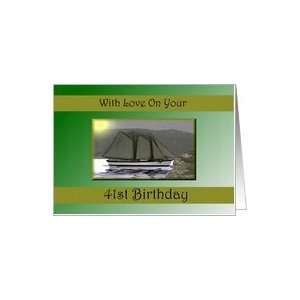  41st / Age Specific Birthday Card Toys & Games