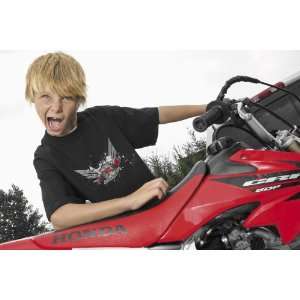  KIDS CRF ROOST TEE BLACK YLG 2PK Automotive