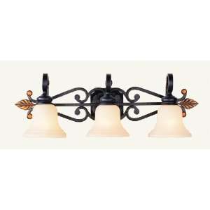  Livex Lighting 4413 56 Copper Bronze with Aged Gold Leaves 