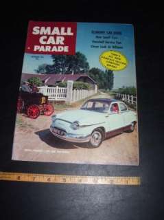 SMALL CAR PARADE MAGAZINE NOV 1959 FORD FALCON  