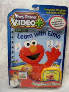 Story Reader Video+ LEARN WITH ELMO SESAME STREET NIP B  
