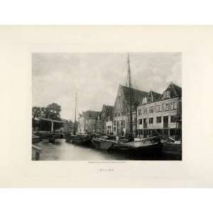  1886 Photogravure Hoorn Town Netherlands Annan Swan London 