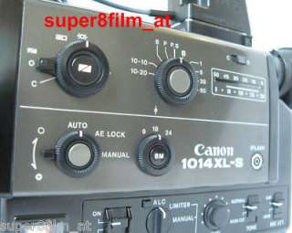 CANON 1014 XL S SUPER 8 SOUND MOVIE CAMERA MINT   