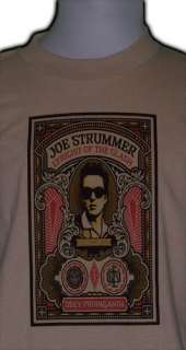the CLASH custom T SHIRT retro rock and roll punk joe strummer new OG 