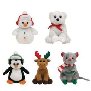  Ty Holiday Babies   Holiday 2011 Complete Set of 5 