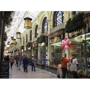  Shoppers in the Royal Arcade, Norwich, Norfolk, England 