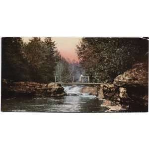  Reprint Red Rock Falls, Paradise Creek, Pocono Mountains 