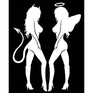 Skin Angel Devil Girl Sticker (Decal) #1   5.5