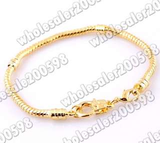 FREE 5strands Lift Golden Snake Chains 21CM Fits Bead  