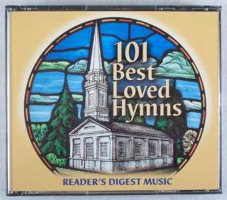 READERS DIGEST MUSIC 101 BEST LOVED HYMNS 4 CD SET. HAS 101 BEST 