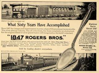 1907 Ad 1847 Rogers Bros Silver Plate Silverware Design   ORIGINAL 